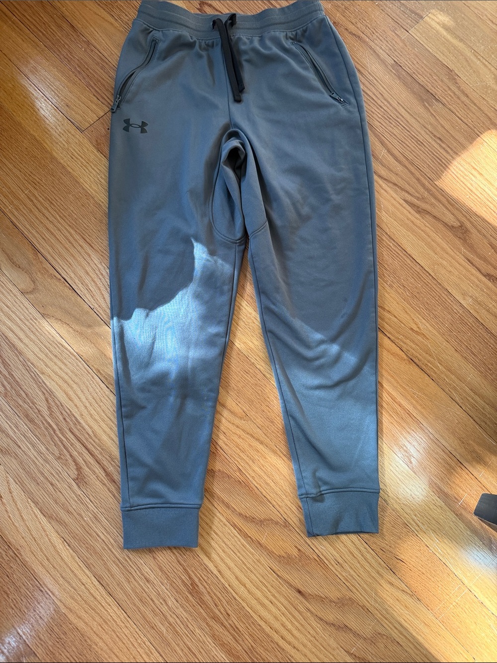 Under Armour Kids Gray Athletic Jogger Pants size M NWOT